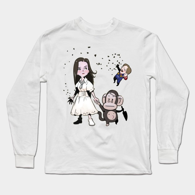 telekinesis girl Long Sleeve T-Shirt by COOLKJS0